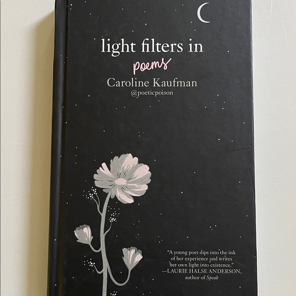Light Filters in Poems book by Caroline Kaufman